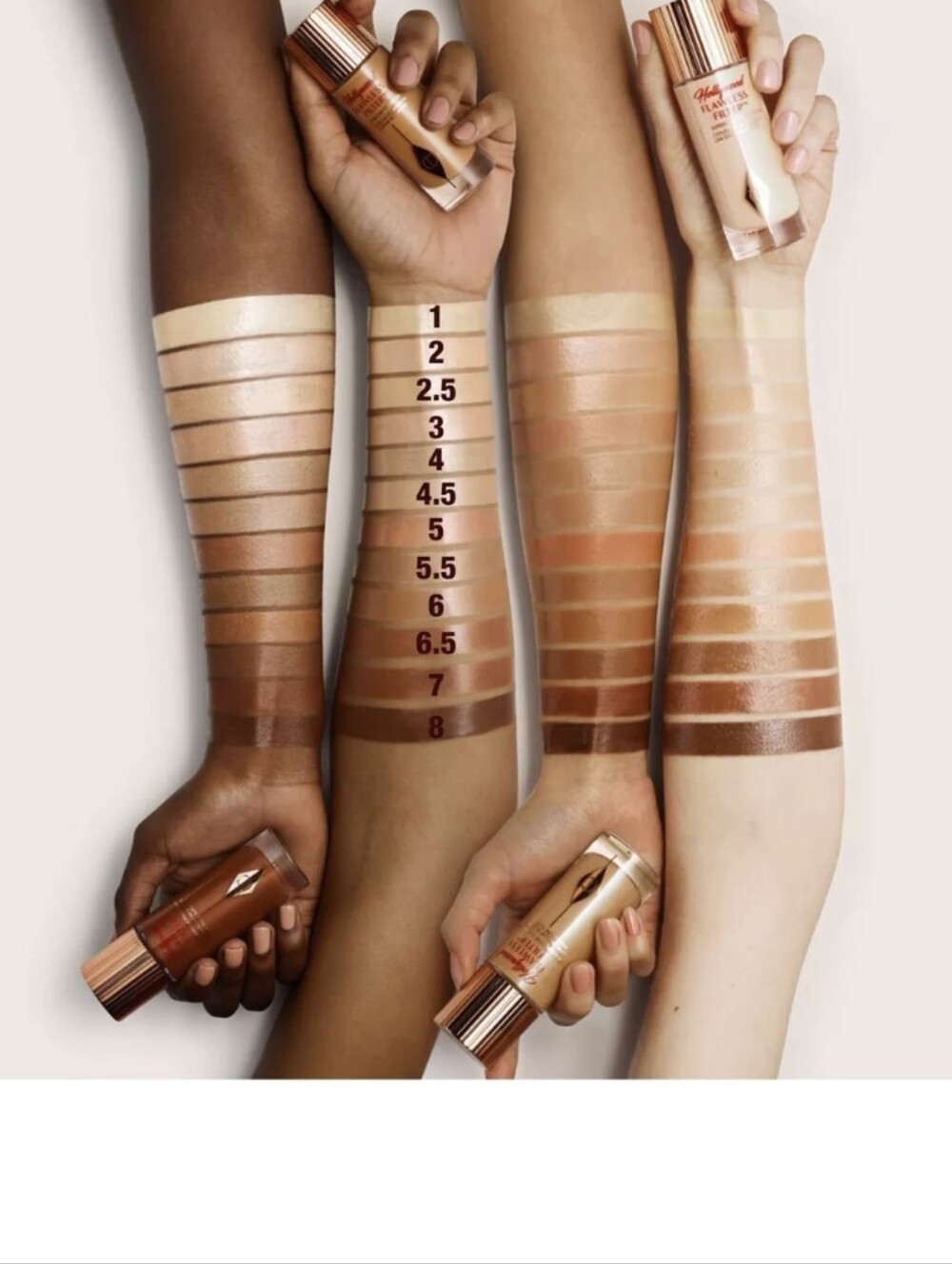 Charlotte Tilbury Hollywood Flawless Filter: 2.5 Fair, 30ml/1oz (Full Size), NIB - Picture 6 of 11